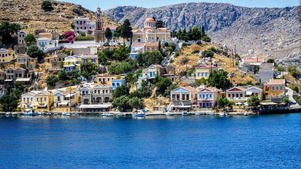 Villa Pitini Symi Exteriör bild